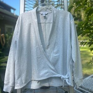 Athleta Light Gray Cardigan